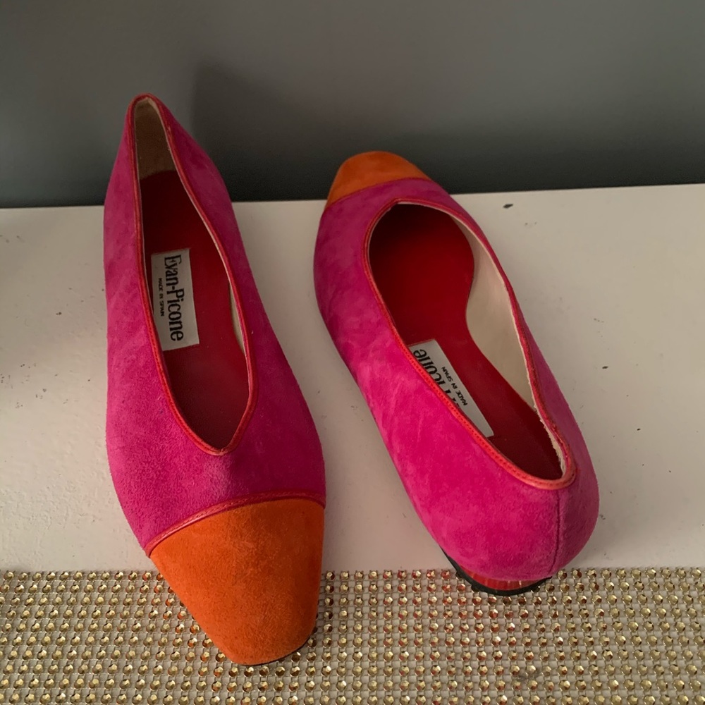 Suede flats